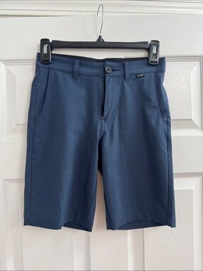 Travis Mathew Navy Blue Kids Performance Shorts